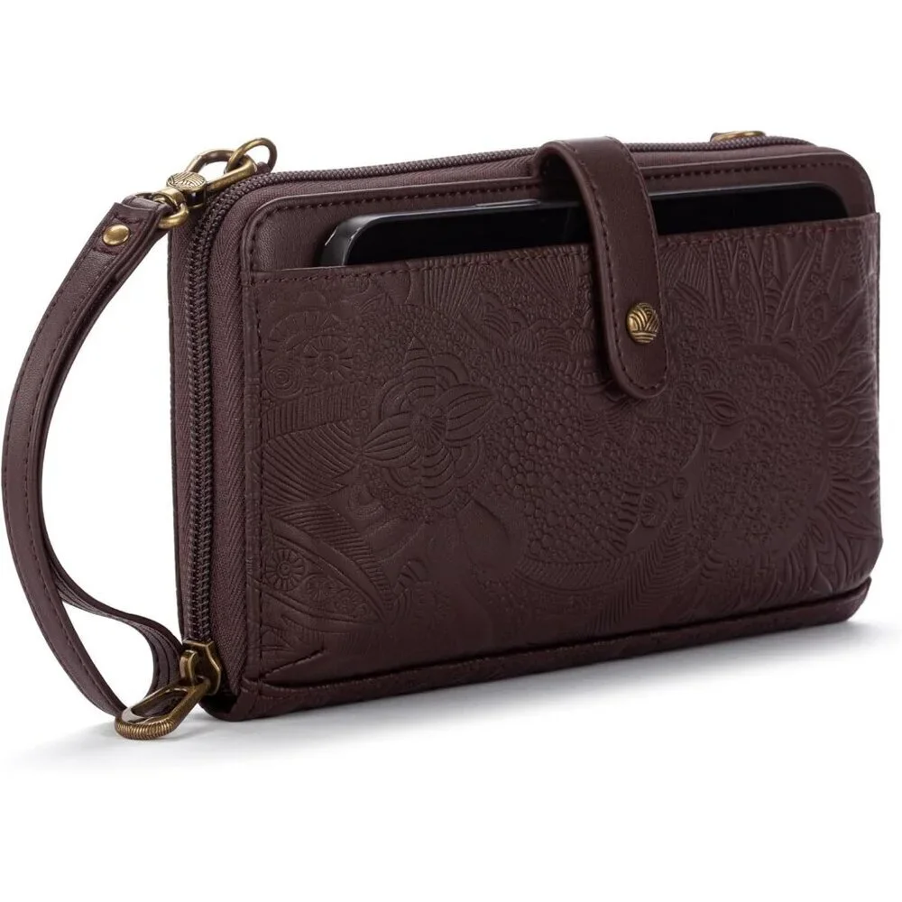 Sakroots Arcadia Large Recycled Material Smartphone Crossbody Women’s Bag